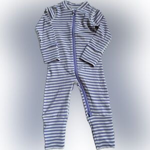 Hanna Andersson Silky Soft Zip Pajamas 3-6M NWT